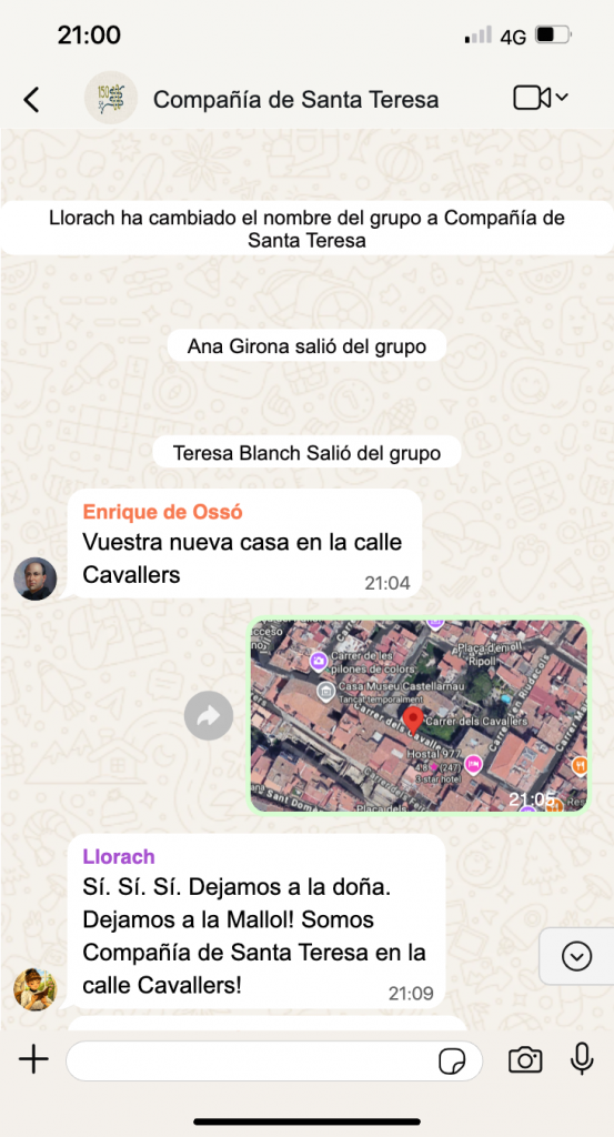 49 1 wa teresianas y maestras. 4 junio noche
